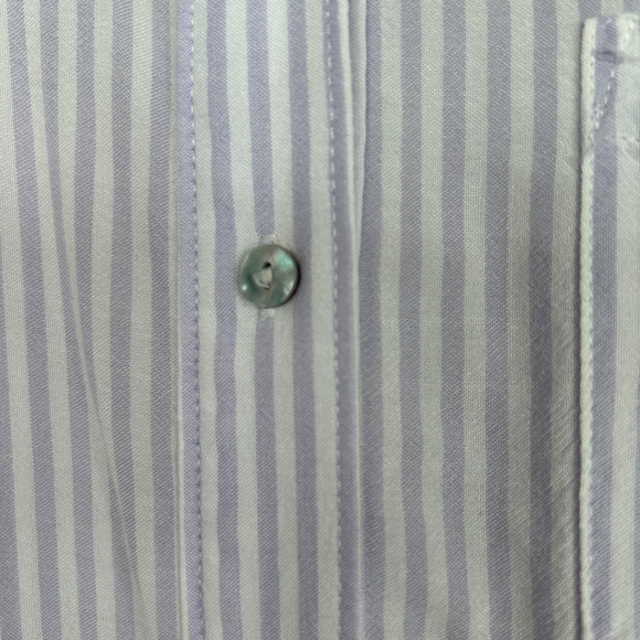 Vintage Pastel Purple Strip Shirt - Picture 3 of 4